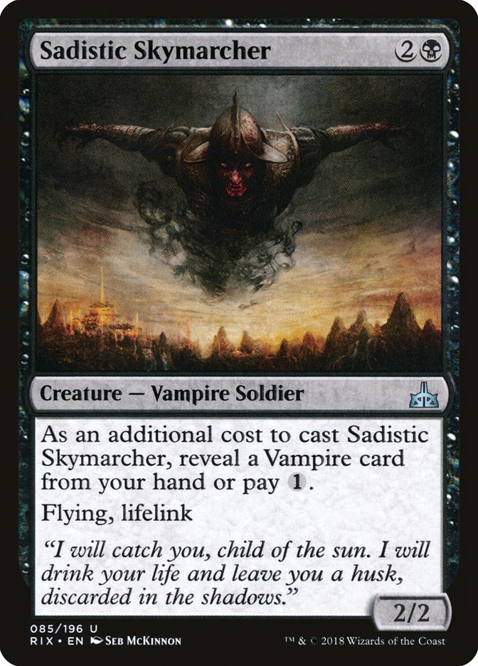 Sadistic Skymarcher [Rivals of Ixalan] | Game Master's Emporium (The New GME)