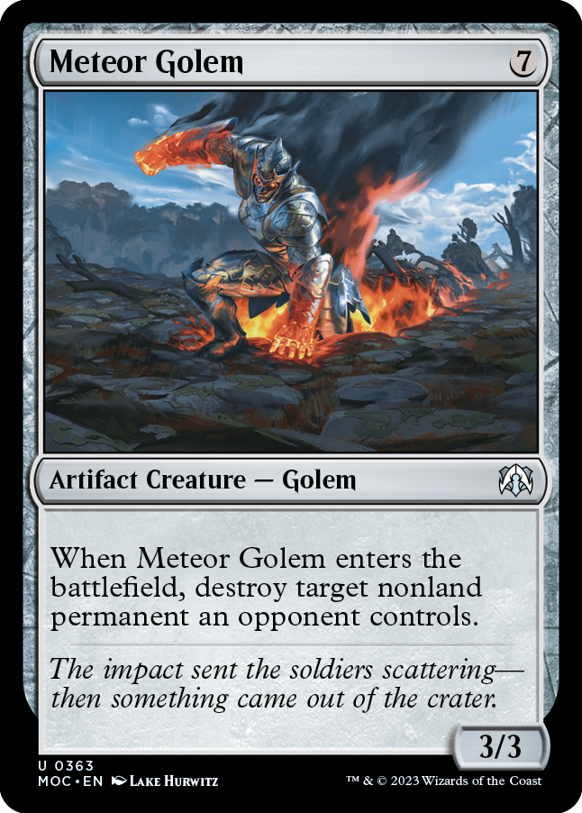 Meteor Golem [March of the Machine Commander] | Game Master's Emporium (The New GME)