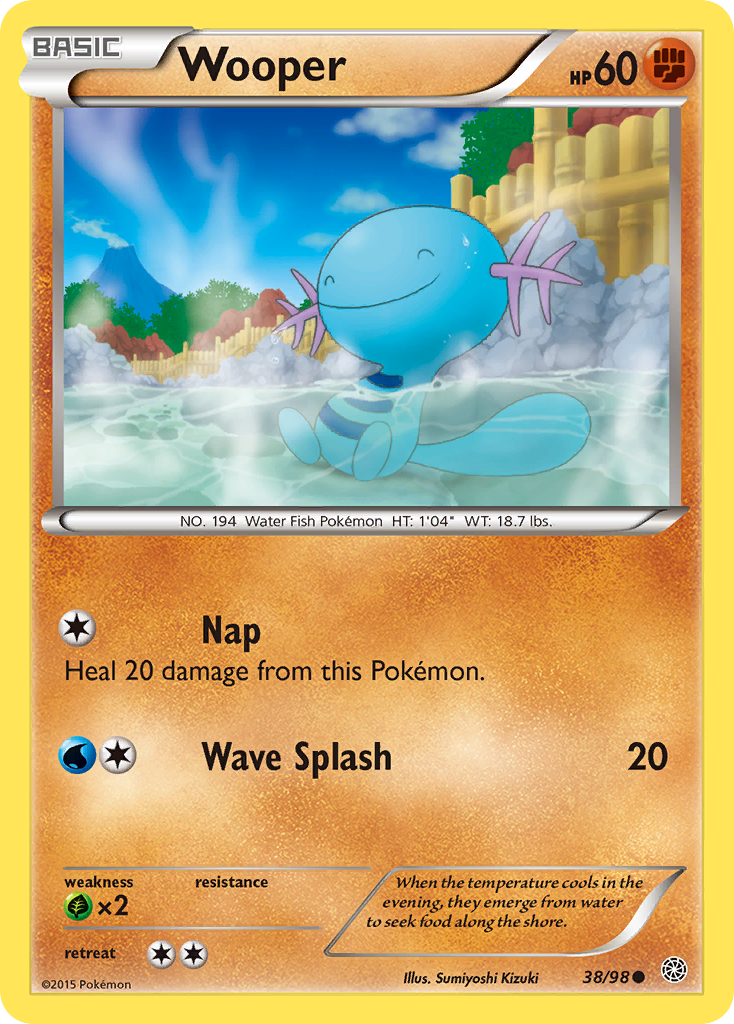 Wooper (38/98) [XY: Ancient Origins] | Game Master's Emporium (The New GME)