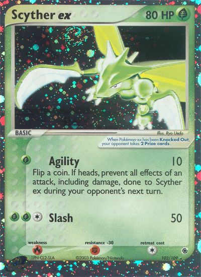 Scyther ex (102/109) [EX: Ruby & Sapphire] | Game Master's Emporium (The New GME)