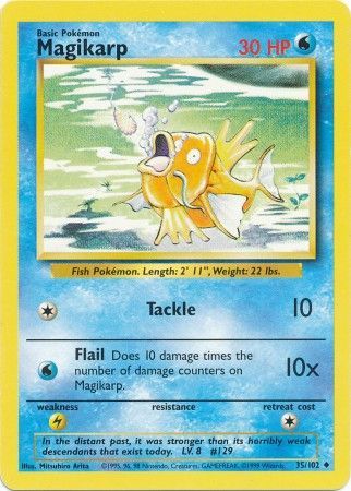 Magikarp (35/102) [Base Set Unlimited] | Game Master's Emporium (The New GME)