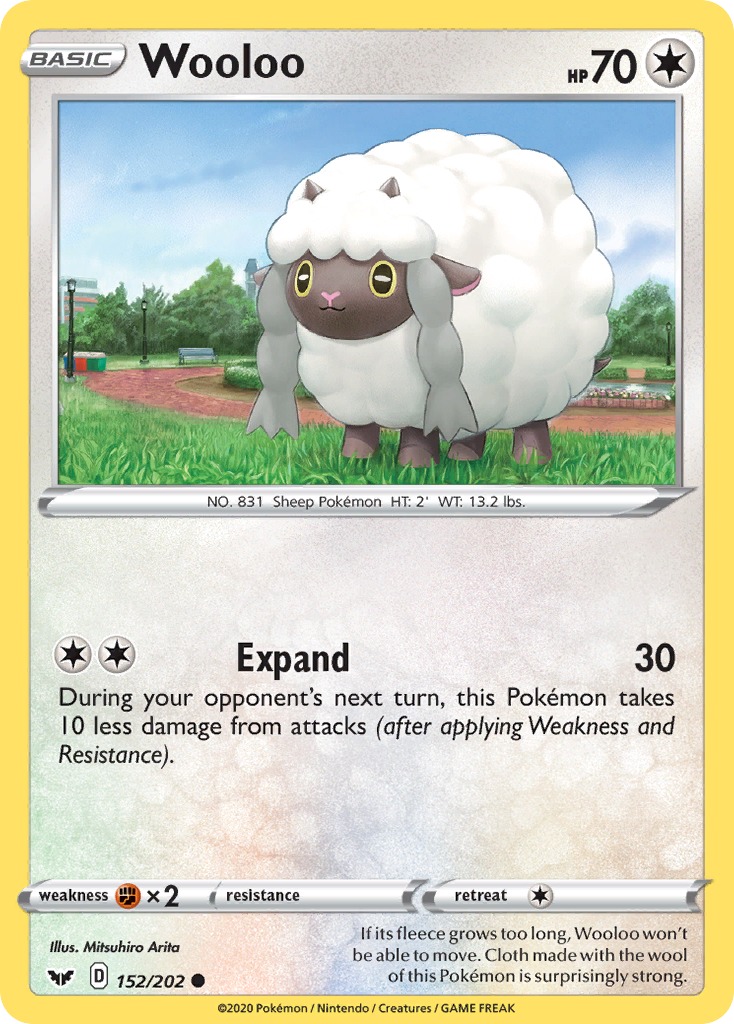 Wooloo (152/202) [Sword & Shield: Base Set] | Game Master's Emporium (The New GME)