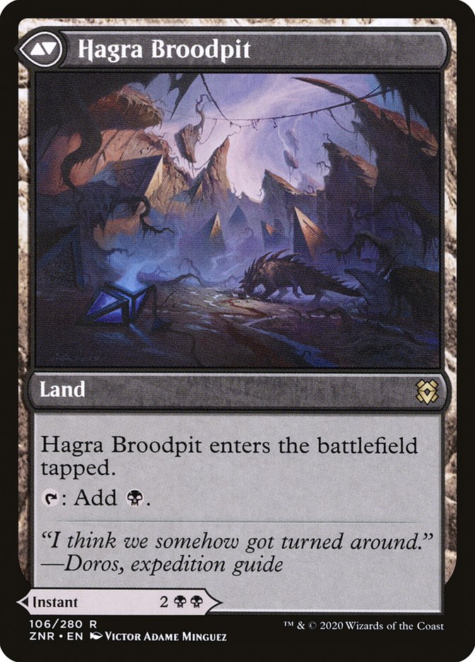 Hagra Mauling // Hagra Broodpit [Zendikar Rising] | Game Master's Emporium (The New GME)