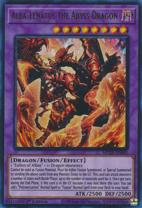 Alba-Lenatus the Abyss Dragon [MP23-EN080] Ultra Rare | Game Master's Emporium (The New GME)