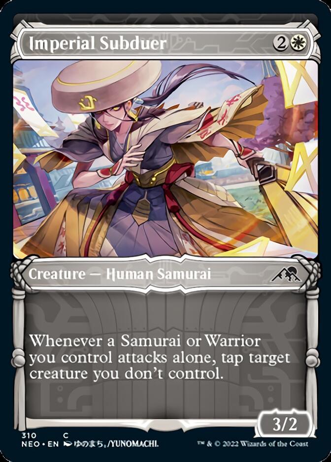 Imperial Subduer (Showcase Samurai) [Kamigawa: Neon Dynasty] | Game Master's Emporium (The New GME)