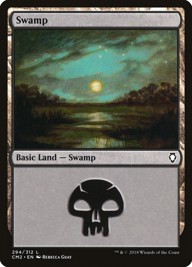 Swamp (294) [Commander Anthology Volume II] | Game Master's Emporium (The New GME)