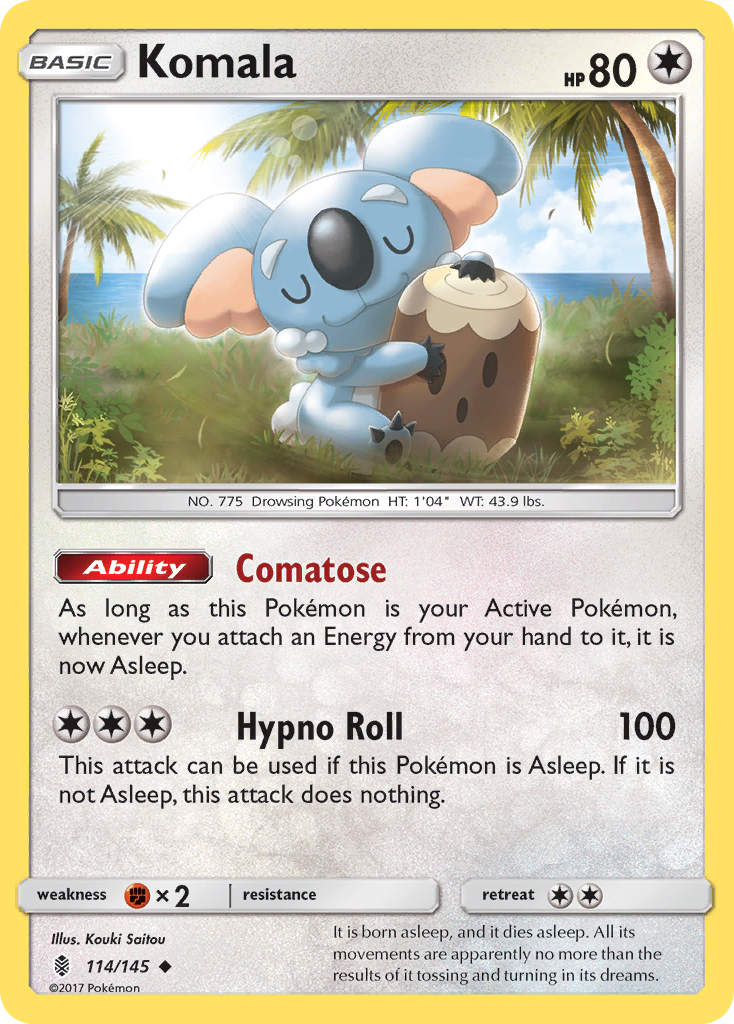 Komala (114/145) [Sun & Moon: Guardians Rising] | Game Master's Emporium (The New GME)