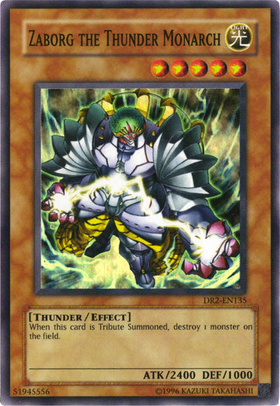 Zaborg the Thunder Monarch [DR2-EN135] Super Rare | Game Master's Emporium (The New GME)