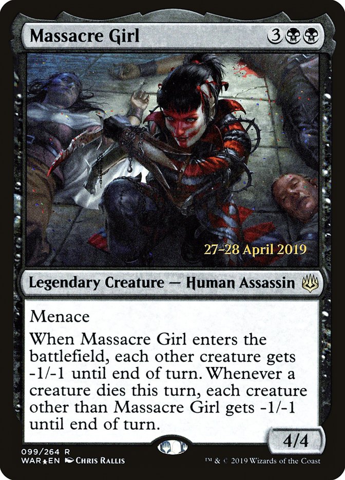Massacre Girl [War of the Spark Prerelease Promos] | Game Master's Emporium (The New GME)