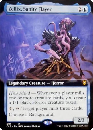 Zellix, Sanity Flayer (Extended Art) [Commander Legends: Battle for Baldur's Gate] | Game Master's Emporium (The New GME)