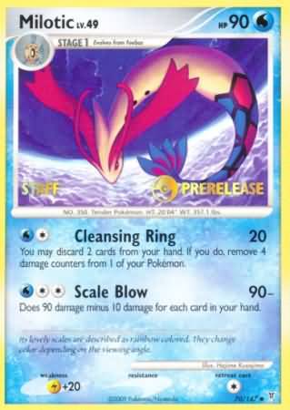 Milotic (70/147) (Staff Prerelease Promo) [Nintendo: Black Star Promos] | Game Master's Emporium (The New GME)