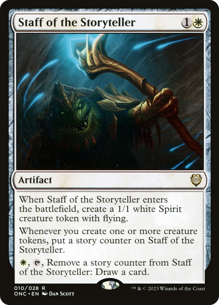 Staff of the Storyteller [Phyrexia: All Will Be One Commander] | Game Master's Emporium (The New GME)