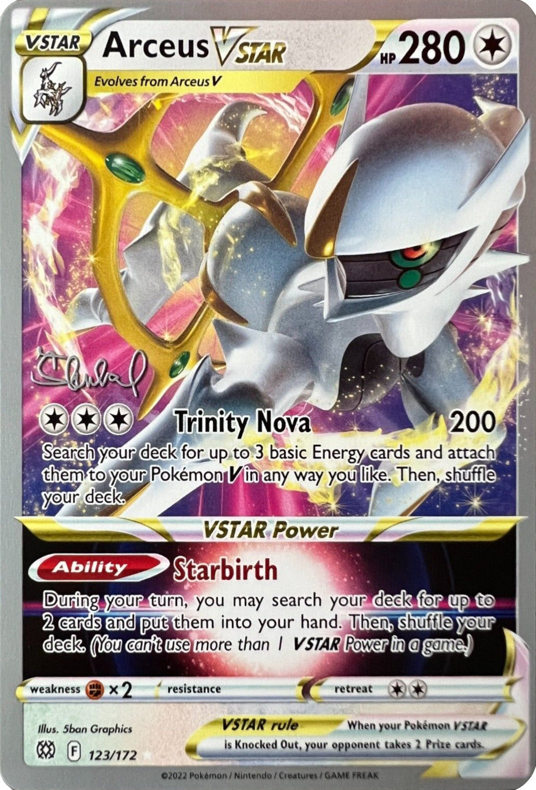 Arceus VSTAR (123/172) (ADP - Ondrej Skubal) [World Championships 2022] | Game Master's Emporium (The New GME)