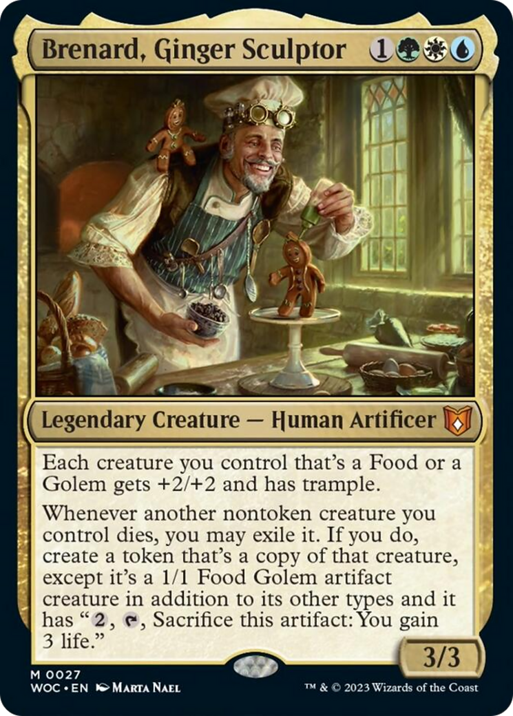 Brenard, Ginger Sculptor [Wilds of Eldraine Commander] | Game Master's Emporium (The New GME)