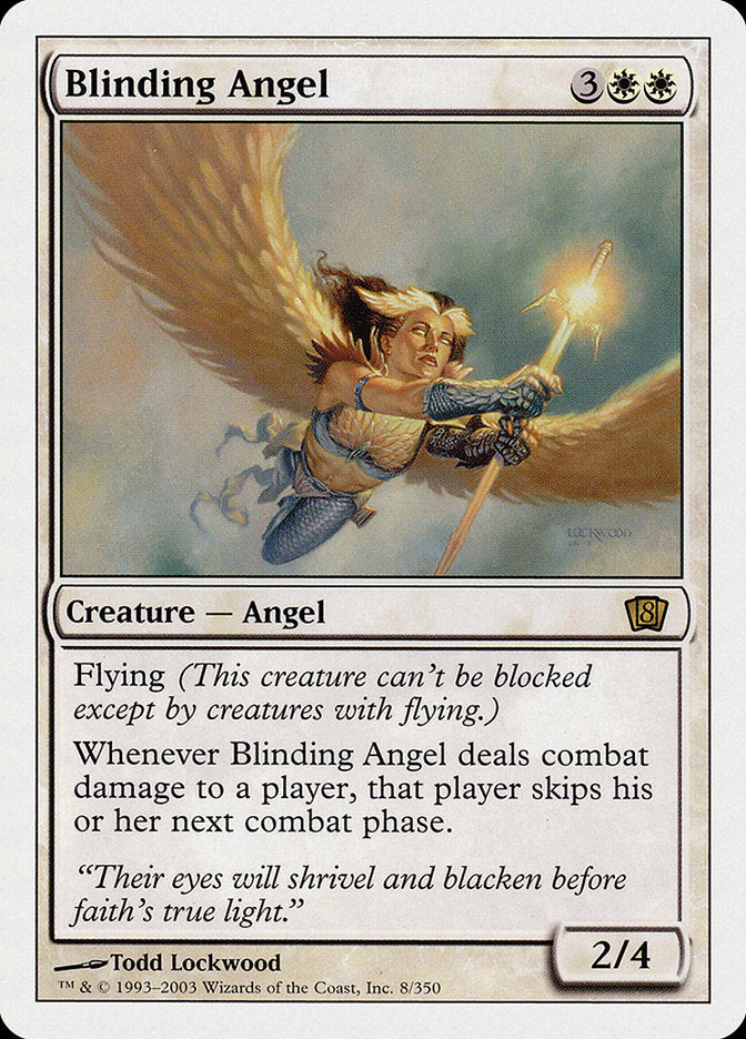 Blinding Angel (8th Edition) [Oversize Cards] | Game Master's Emporium (The New GME)