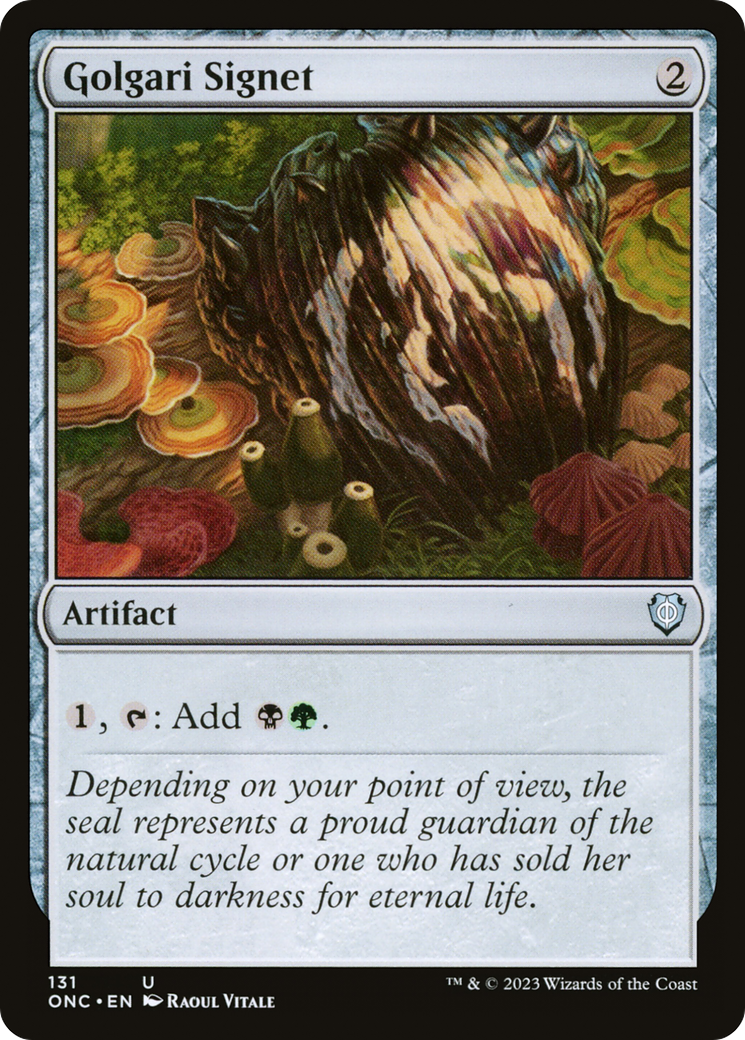Golgari Signet [Phyrexia: All Will Be One Commander] | Game Master's Emporium (The New GME)
