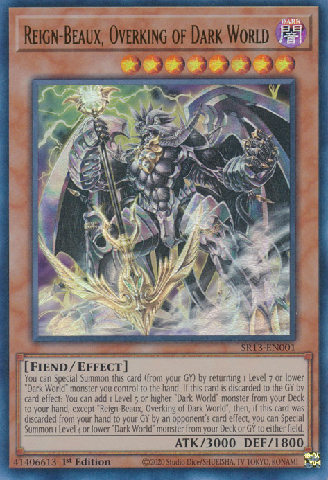 Reign-Beaux, Overking of Dark World [SR13-EN001] Ultra Rare | Game Master's Emporium (The New GME)