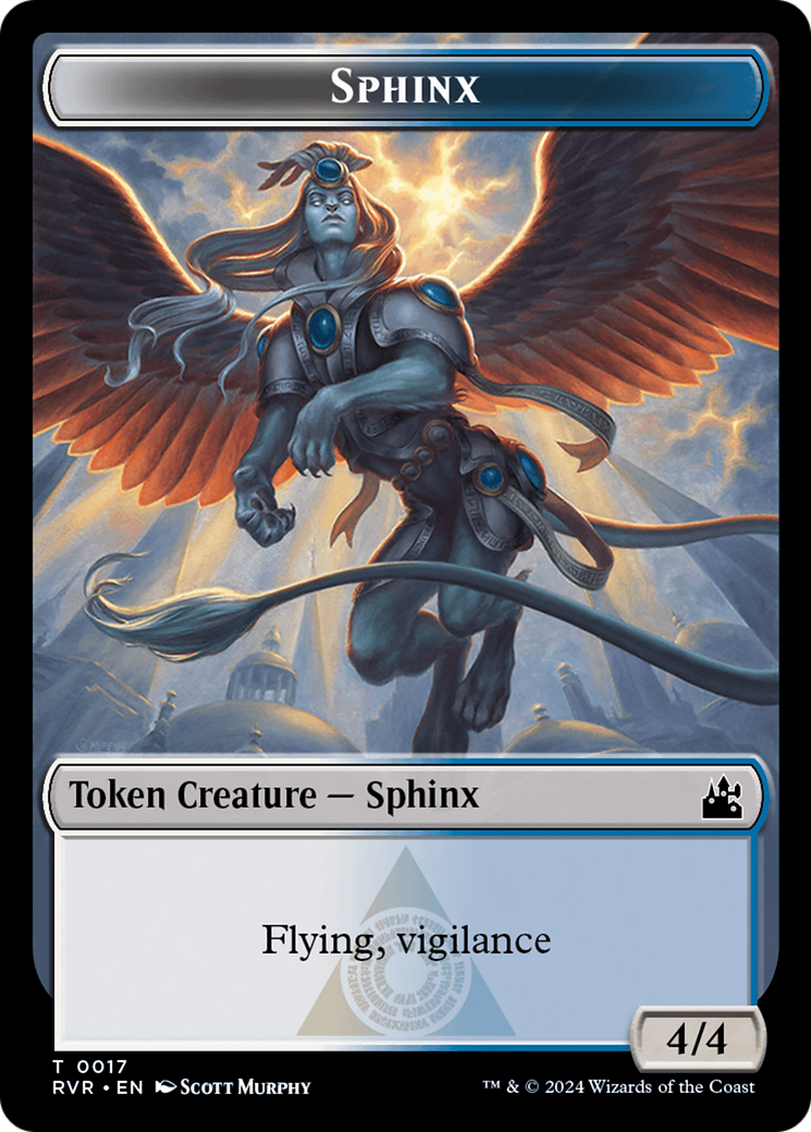 Sphinx Token [Ravnica Remastered Tokens] | Game Master's Emporium (The New GME)