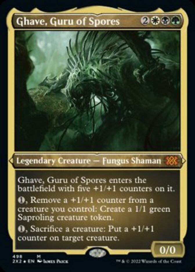 Ghave, Guru of Spores (Foil Etched) [Double Masters 2022] | Game Master's Emporium (The New GME)