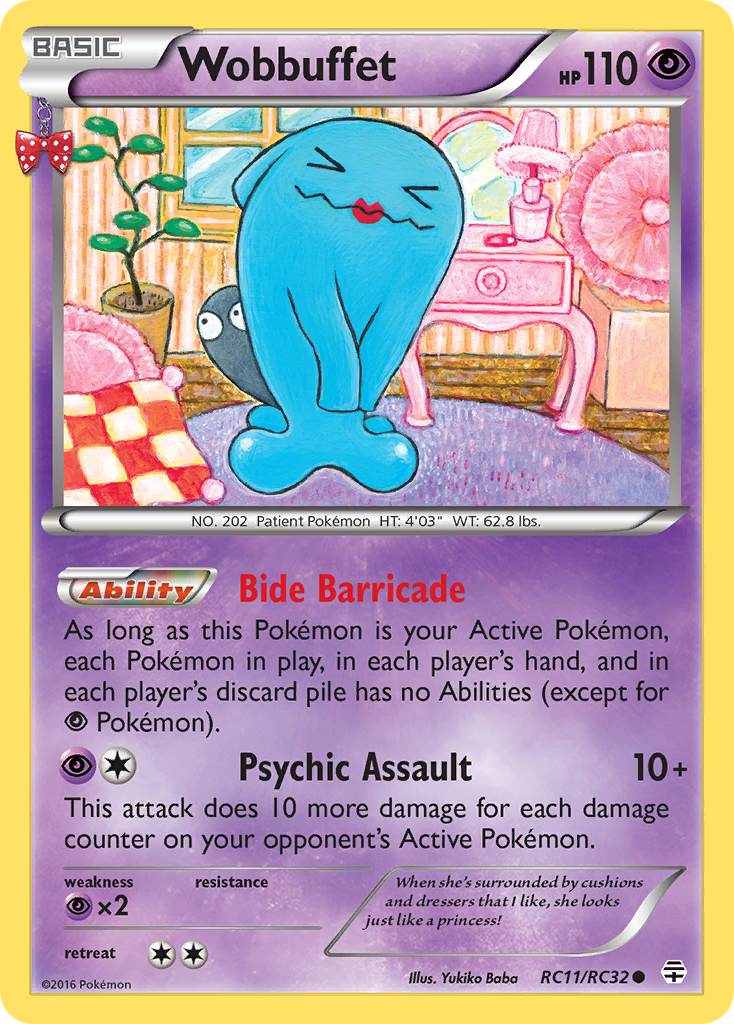 Wobbuffet (RC11/RC32) [XY: Generations] | Game Master's Emporium (The New GME)