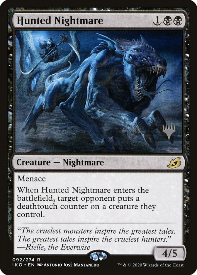 Hunted Nightmare (Promo Pack) [Ikoria: Lair of Behemoths Promos] | Game Master's Emporium (The New GME)