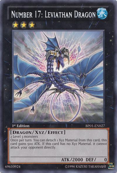 Number 17: Leviathan Dragon [BP01-EN027] Rare | Game Master's Emporium (The New GME)