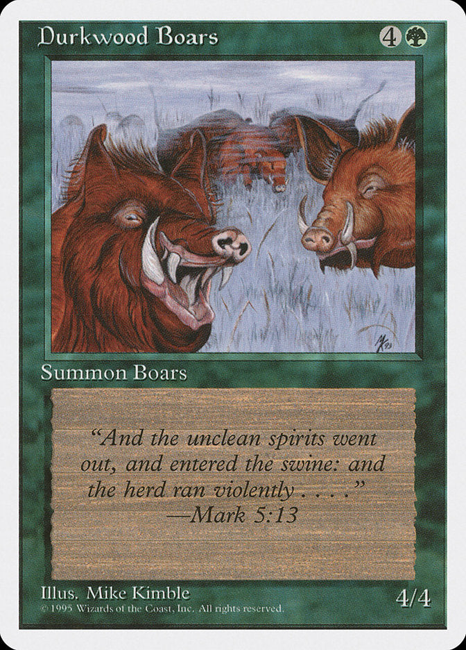 Durkwood Boars [Fourth Edition] | Game Master's Emporium (The New GME)