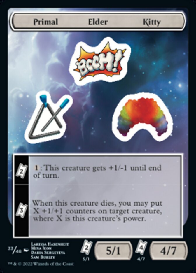 Primal Elder Kitty [Unfinity Stickers] | Game Master's Emporium (The New GME)