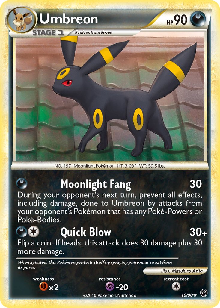 Umbreon (10/90) (Theme Deck Exclusive) [HeartGold & SoulSilver: Undaunted] | Game Master's Emporium (The New GME)