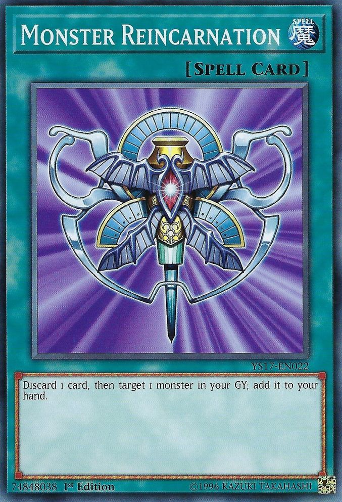 Monster Reincarnation [YS17-EN022] Common | Game Master's Emporium (The New GME)