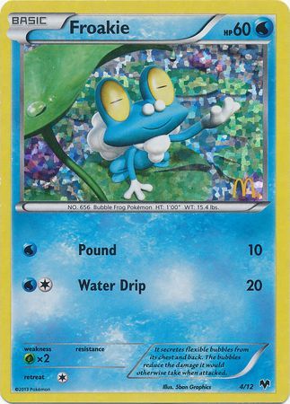 Froakie (4/12) [McDonald's Promos: 2014 Collection] | Game Master's Emporium (The New GME)