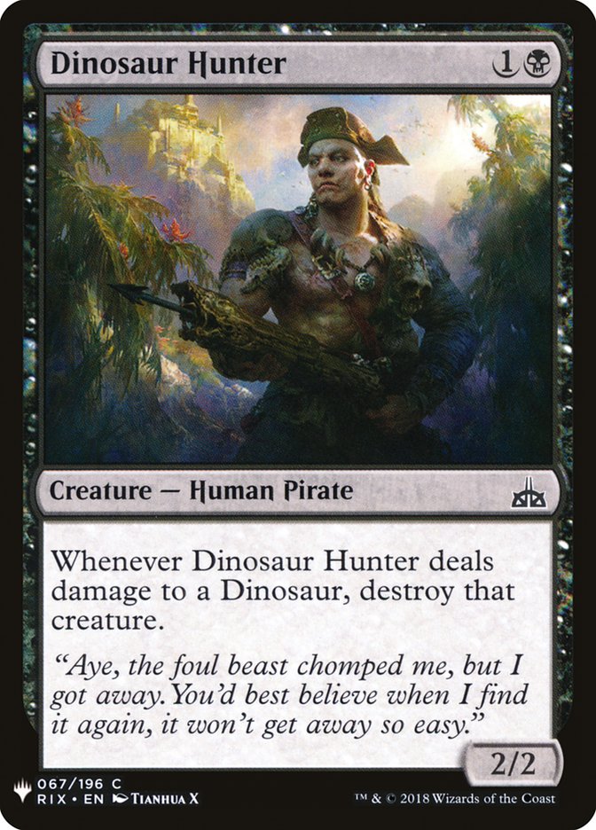 Dinosaur Hunter [Mystery Booster] | Game Master's Emporium (The New GME)