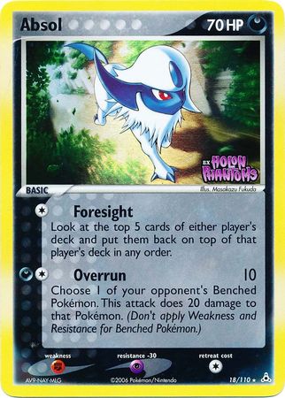 Absol (18/110) (Stamped) [EX: Holon Phantoms] | Game Master's Emporium (The New GME)