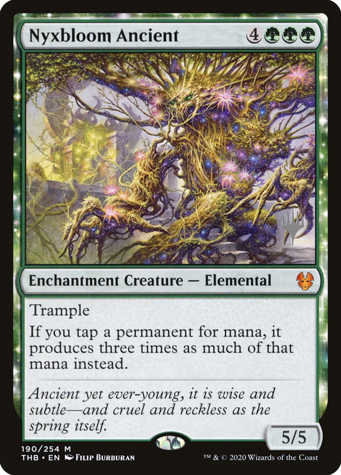 Nyxbloom Ancient (Promo Pack) [Theros Beyond Death Promos] | Game Master's Emporium (The New GME)