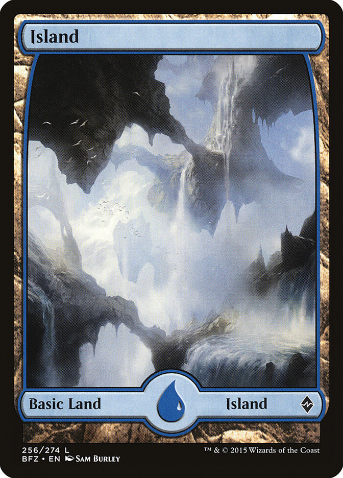 Island (256) (Full Art) [Battle for Zendikar] | Game Master's Emporium (The New GME)