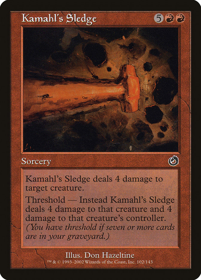 Kamahl's Sledge [Torment] | Game Master's Emporium (The New GME)