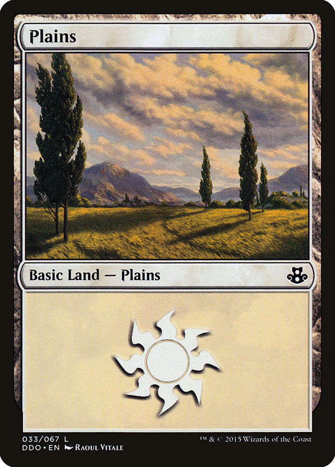 Plains (33) [Duel Decks: Elspeth vs. Kiora] | Game Master's Emporium (The New GME)