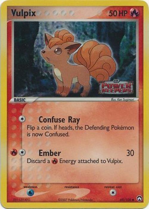 Vulpix (69/108) (Stamped) [EX: Power Keepers] | Game Master's Emporium (The New GME)