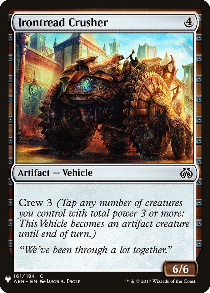 Irontread Crusher [Mystery Booster] | Game Master's Emporium (The New GME)