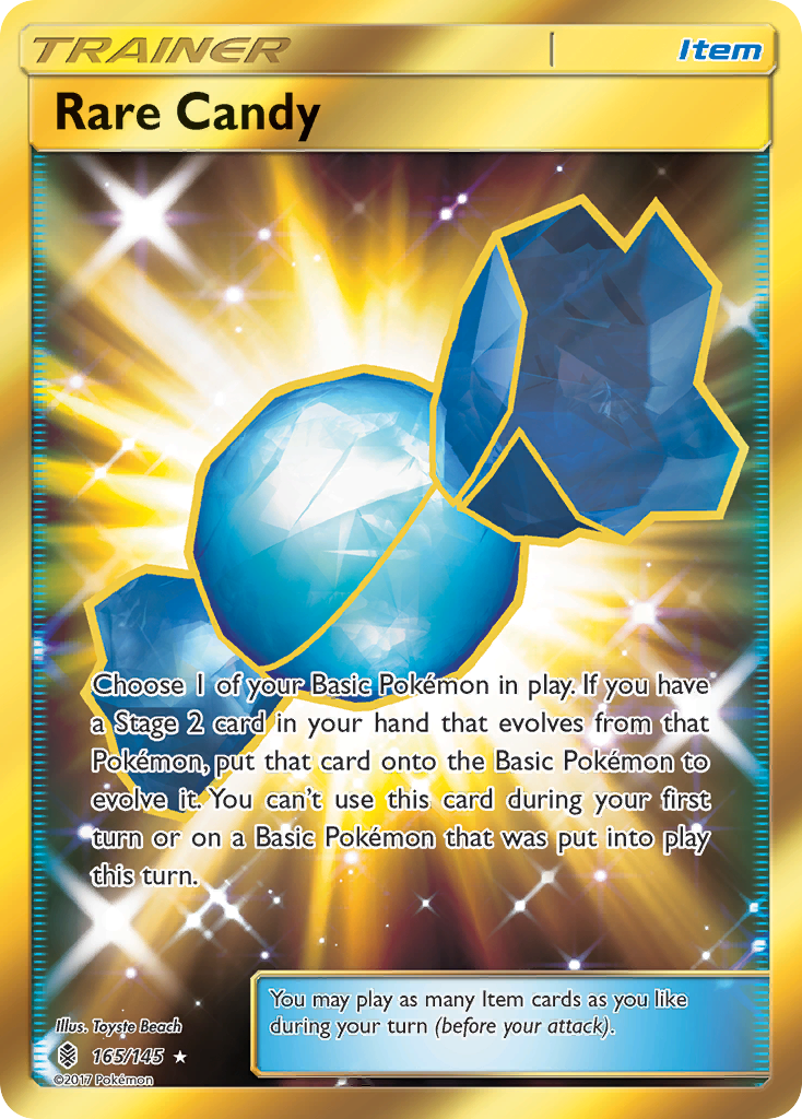 Rare Candy (165/145) [Sun & Moon: Guardians Rising] | Game Master's Emporium (The New GME)