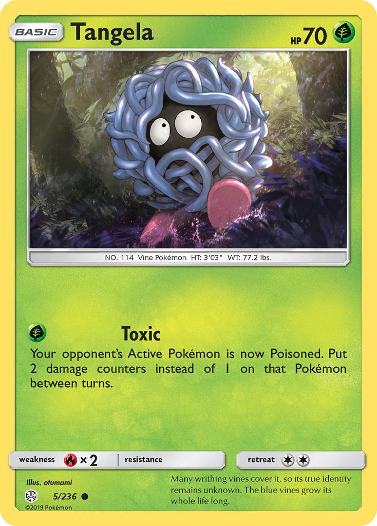 Tangela (5/236) [Sun & Moon: Cosmic Eclipse] | Game Master's Emporium (The New GME)