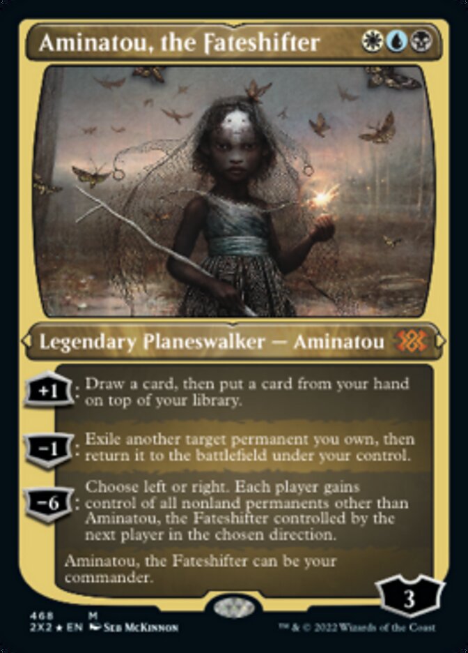 Aminatou, the Fateshifter (Foil Etched) [Double Masters 2022] | Game Master's Emporium (The New GME)