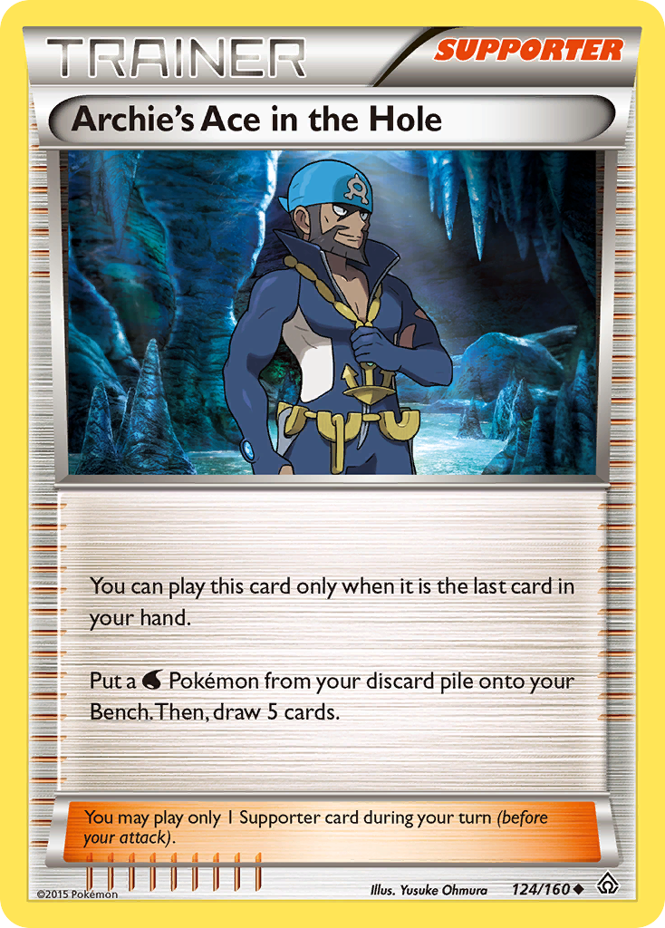 Archie's Ace in the Hole (124/160) [XY: Primal Clash] | Game Master's Emporium (The New GME)