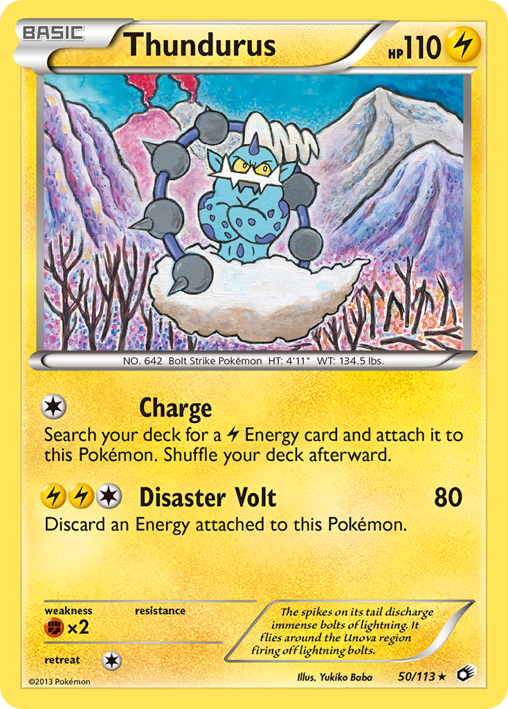 Thundurus (50/113) (Theme Deck Exclusive) [Black & White: Legendary Treasures] | Game Master's Emporium (The New GME)