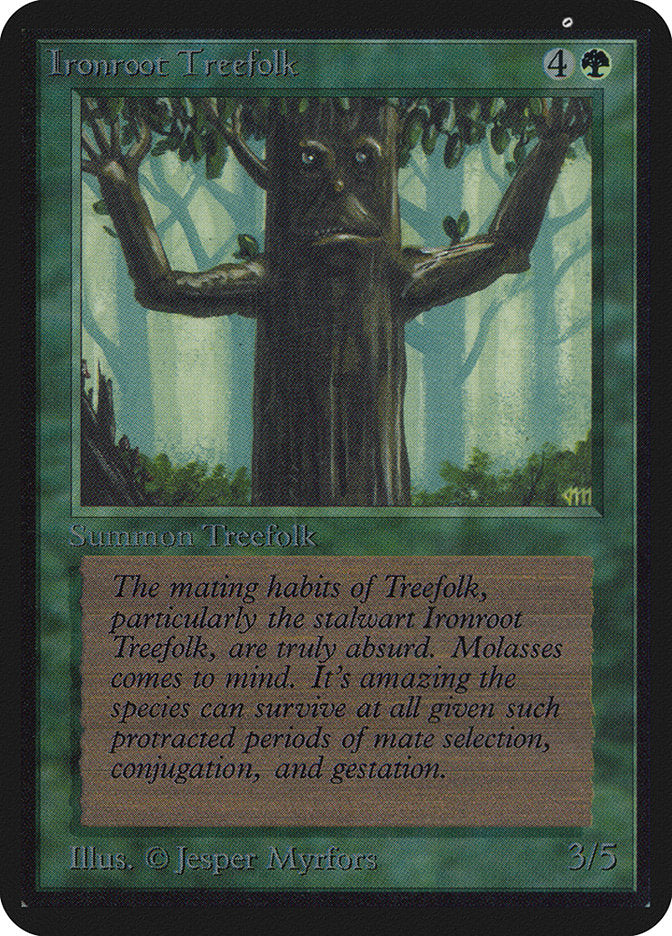 Ironroot Treefolk [Alpha Edition] | Game Master's Emporium (The New GME)