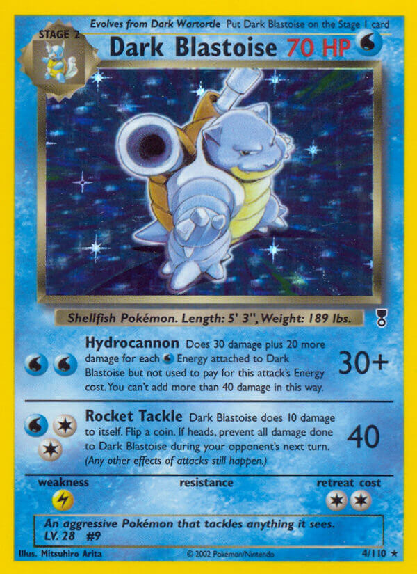 Dark Blastoise (4/110) (WotC) (Theme Deck Exclusive) [Legendary Collection] | Game Master's Emporium (The New GME)