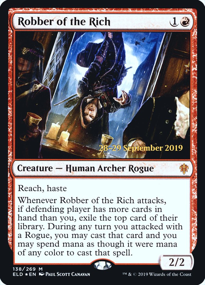 Robber of the Rich [Throne of Eldraine Prerelease Promos] | Game Master's Emporium (The New GME)