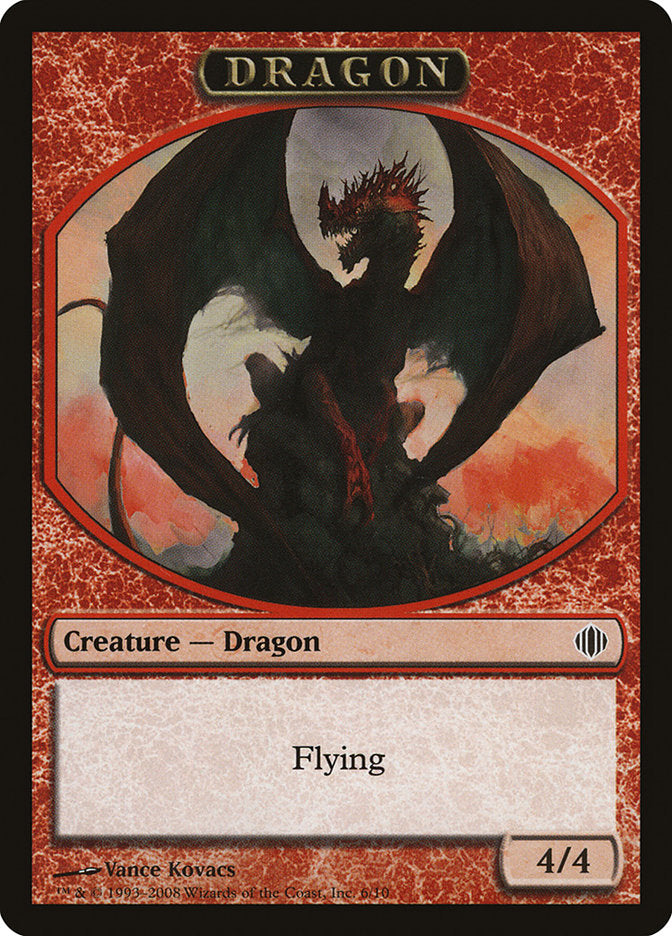 Dragon Token [Shards of Alara Tokens] | Game Master's Emporium (The New GME)