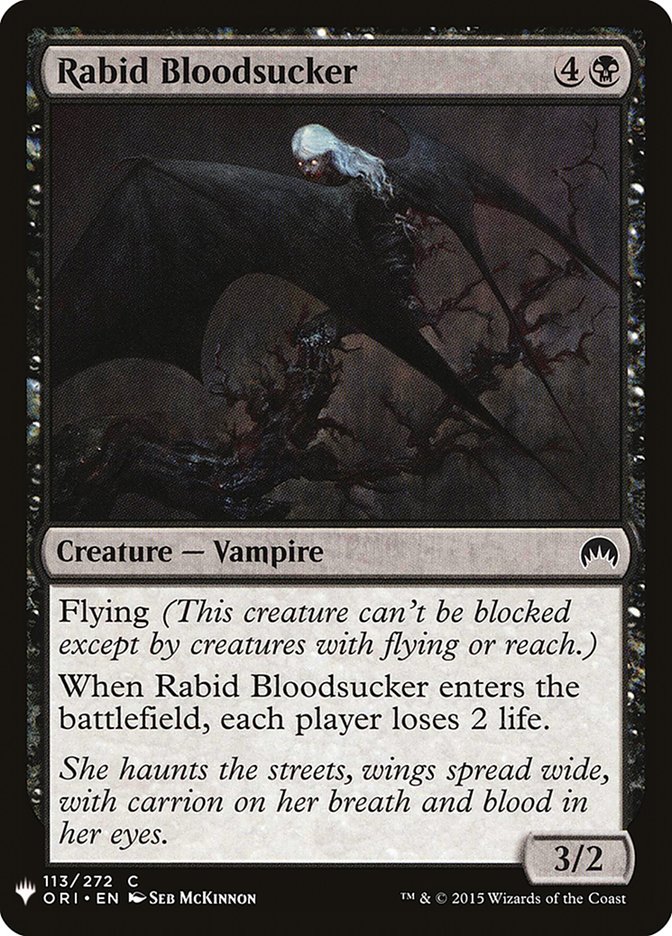 Rabid Bloodsucker [Mystery Booster] | Game Master's Emporium (The New GME)