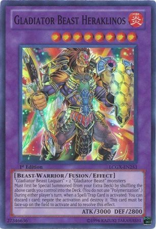 Gladiator Beast Heraklinos [LCGX-EN253] Super Rare | Game Master's Emporium (The New GME)
